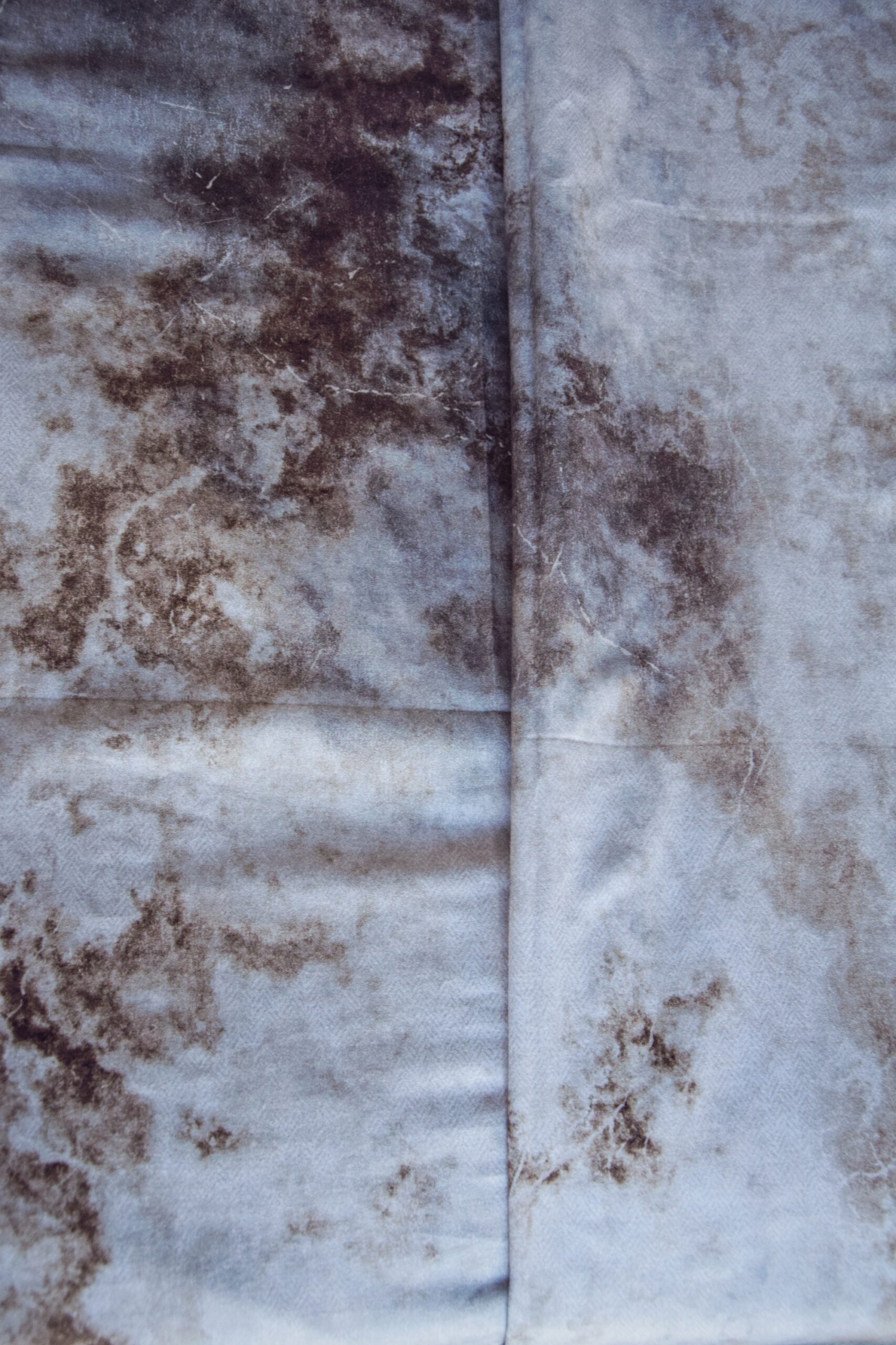 "Forêt marbrée": Parure de lit Hivernale 100% satin de coton – Image 7