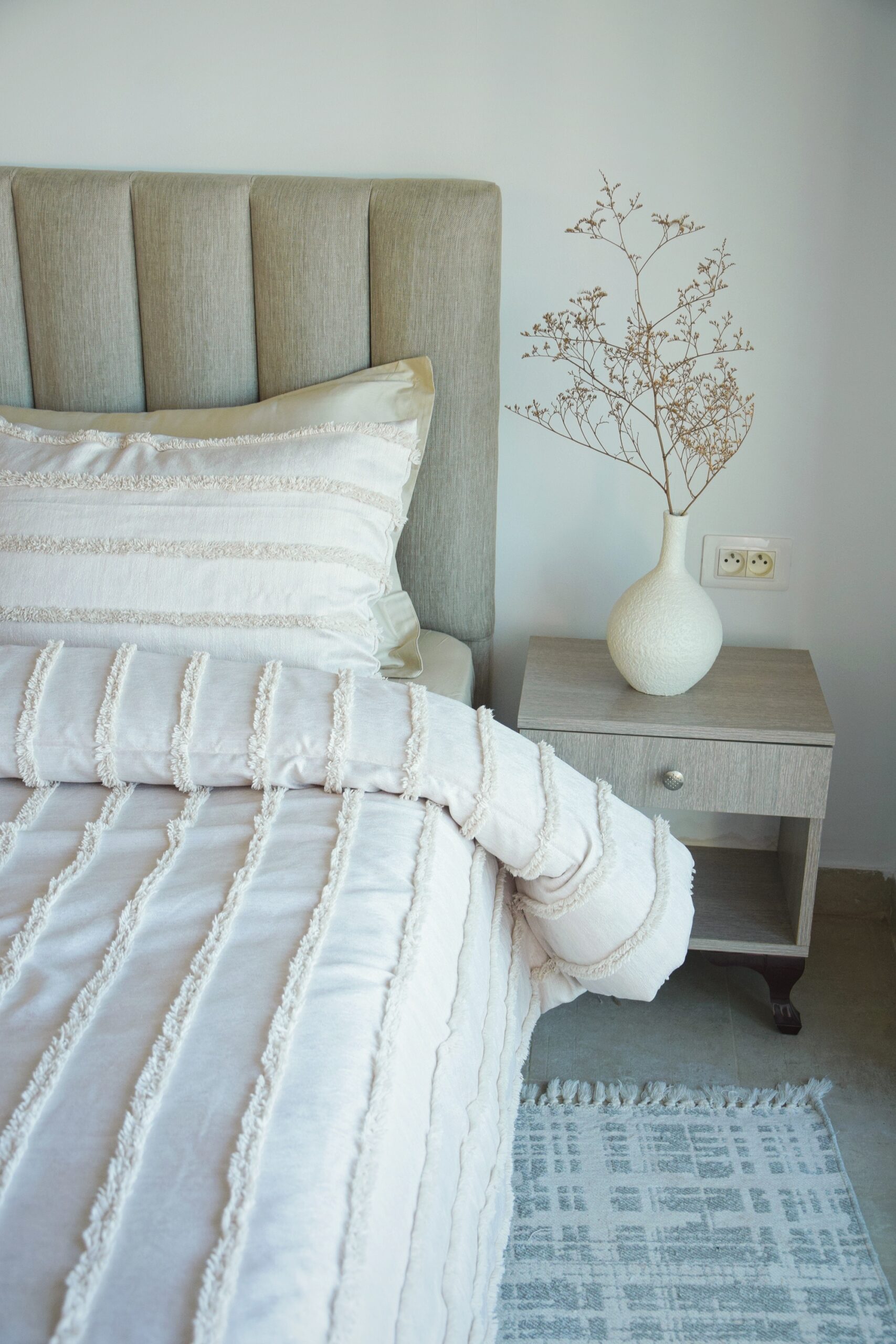 "Lignes de rêve": Couvre lit et deux taies d'oreiller – Image 6