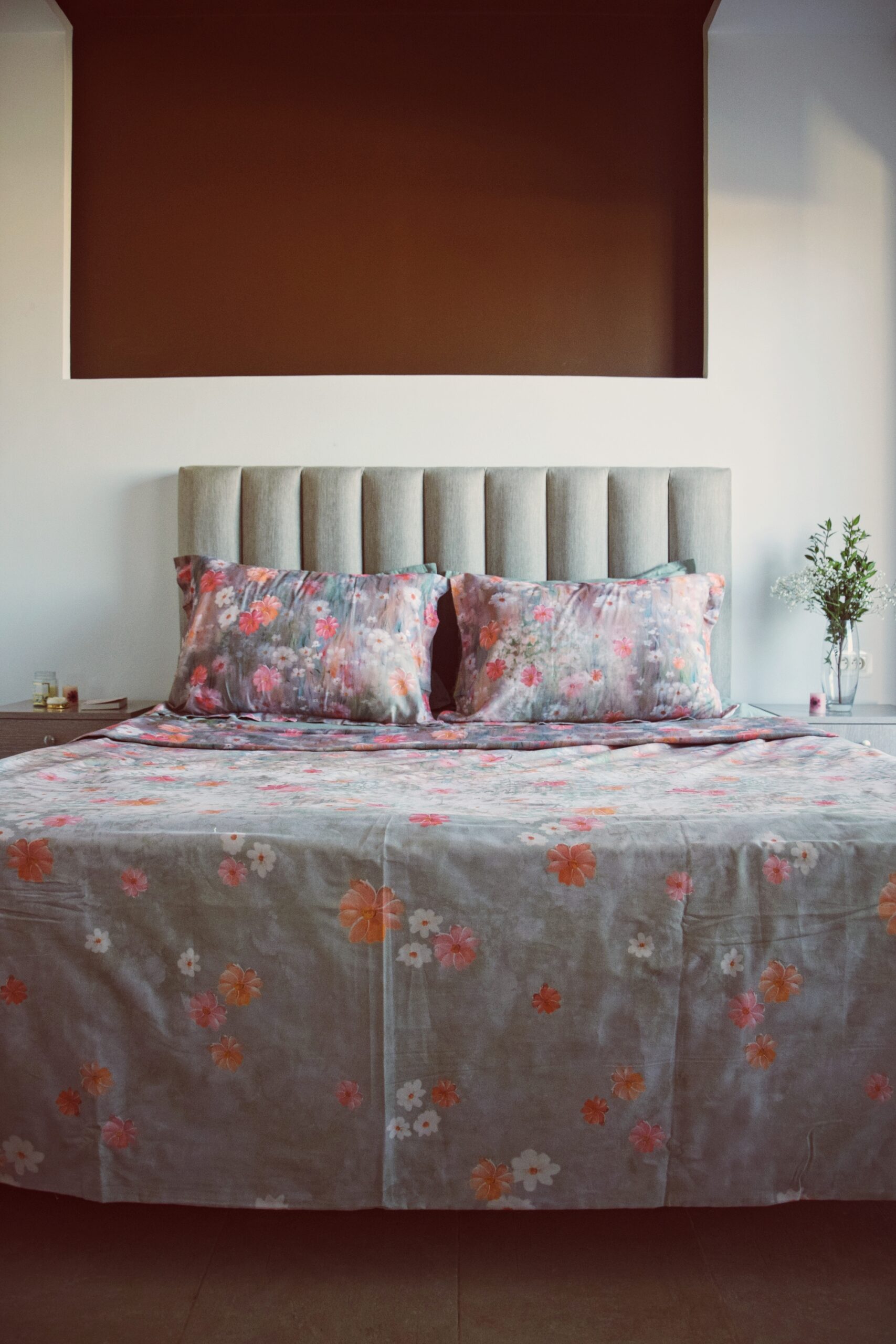 "Jardin d'hiver": Parure de lit hivernale 100% satin de coton – Image 2